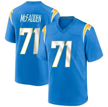 Youth Nike Los Angeles Chargers Jordan McFadden Blue Powder Alternate Jersey - Game