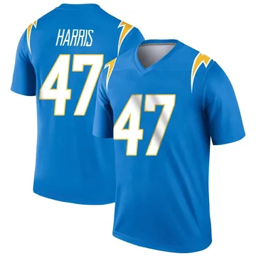 Youth Nike Los Angeles Chargers Josh Harris Blue Powder Jersey - Legend