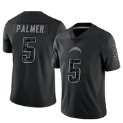 Youth Nike Los Angeles Chargers Joshua Palmer Black Reflective Jersey - Limited