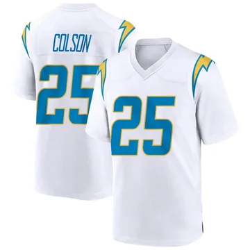 Youth Nike Los Angeles Chargers Junior Colson White Jersey - Game