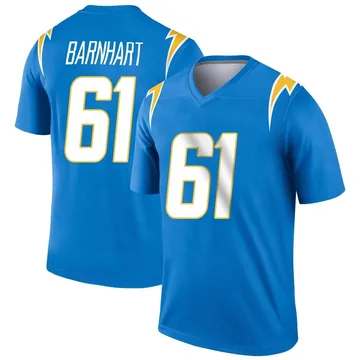 Youth Nike Los Angeles Chargers Karsen Barnhart Blue Powder Jersey - Legend