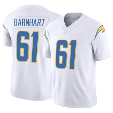 Youth Nike Los Angeles Chargers Karsen Barnhart White Vapor F.U.S.E. Jersey - Limited