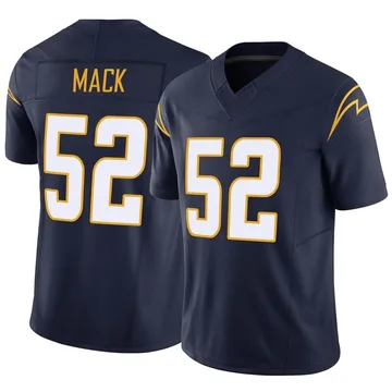 Youth Nike Los Angeles Chargers Khalil Mack Navy Vapor F.U.S.E. Jersey - Limited