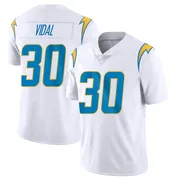 Youth Nike Los Angeles Chargers Kimani Vidal White Vapor Untouchable Jersey - Limited