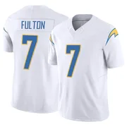 Youth Nike Los Angeles Chargers Kristian Fulton White Vapor F.U.S.E. Jersey - Limited