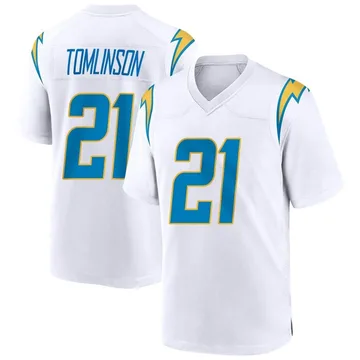 Youth Nike Los Angeles Chargers LaDainian Tomlinson White Jersey - Game