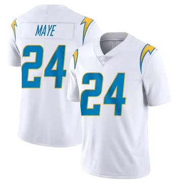 Youth Nike Los Angeles Chargers Marcus Maye White Vapor Untouchable Jersey - Limited