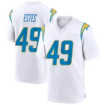 Youth Nike Los Angeles Chargers Mike Estes White Jersey - Game