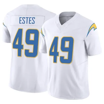 Youth Nike Los Angeles Chargers Mike Estes White Vapor F.U.S.E. Jersey - Limited