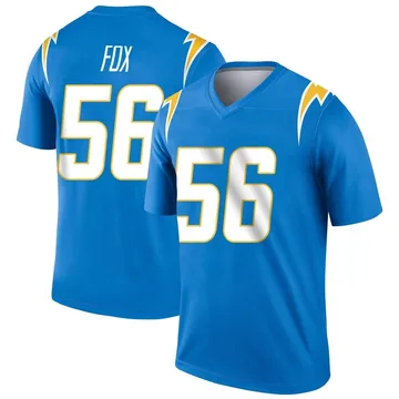 Youth Nike Los Angeles Chargers Morgan Fox Blue Powder Jersey - Legend