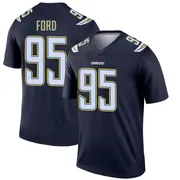 Youth Nike Los Angeles Chargers Poona Ford Navy Jersey - Legend