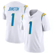 Youth Nike Los Angeles Chargers Quentin Johnston White Vapor Untouchable Jersey - Limited