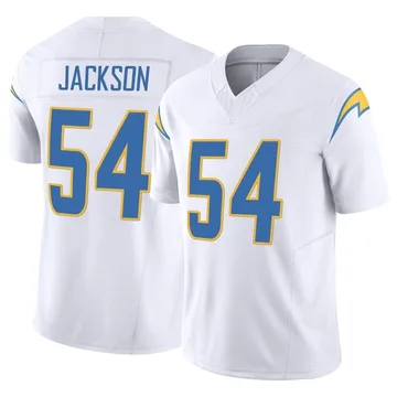 Youth Nike Los Angeles Chargers Savion Jackson White Vapor F.U.S.E. Jersey - Limited