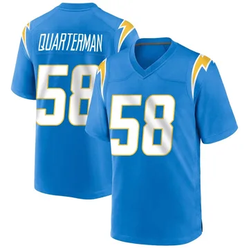 Youth Nike Los Angeles Chargers Shaq Quarterman Blue Powder Alternate Jersey - Game