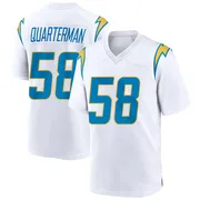 Youth Nike Los Angeles Chargers Shaq Quarterman White Jersey - Game