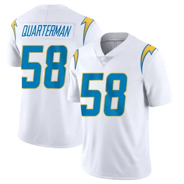 Youth Nike Los Angeles Chargers Shaq Quarterman White Vapor Untouchable Jersey - Limited