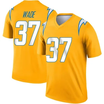 Youth Nike Los Angeles Chargers Shaun Wade Gold Inverted Jersey - Legend