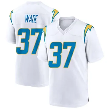 Youth Nike Los Angeles Chargers Shaun Wade White Jersey - Game