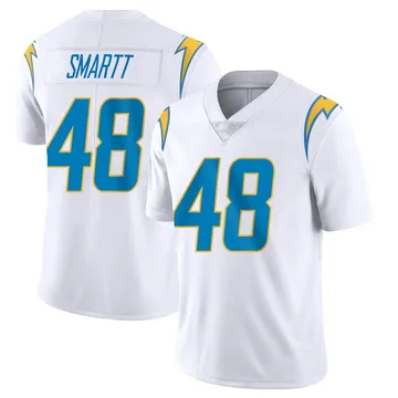 Women's Nike Stone Smartt Powder Blue Los Angeles Chargers Team Game Jersey Size: Extra Large