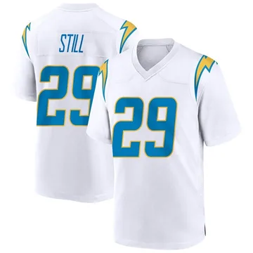 Youth Nike Los Angeles Chargers Tarheeb Still White Jersey - Game