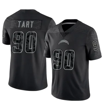 Youth Nike Los Angeles Chargers Teair Tart Black Reflective Jersey - Limited