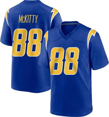 Tre McKitty Los Angeles Chargers Game-Used #88 White Jersey vs. San  Francisco 49ers on November