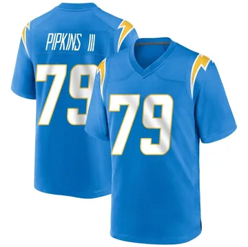 Youth Nike Los Angeles Chargers Trey Pipkins III Blue Powder Alternate Jersey - Game