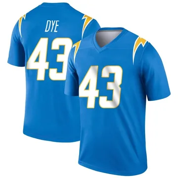 Youth Nike Los Angeles Chargers Troy Dye Blue Powder Jersey - Legend