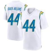 Youth Nike Los Angeles Chargers Tyler Baker-Williams White Jersey - Game