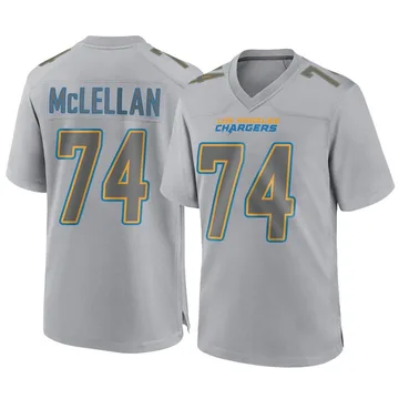 Youth Nike Los Angeles Chargers Tyler McLellan Gray Atmosphere Fashion Jersey - Game