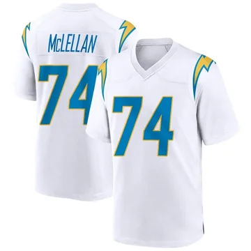 Youth Nike Los Angeles Chargers Tyler McLellan White Jersey - Game