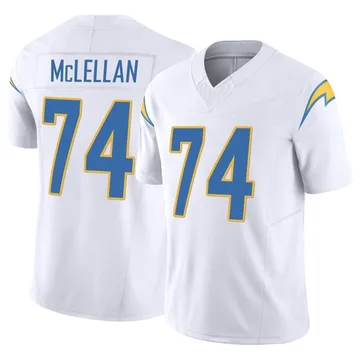 Youth Nike Los Angeles Chargers Tyler McLellan White Vapor F.U.S.E. Jersey - Limited